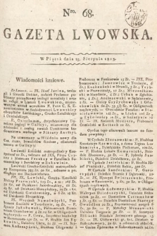 Gazeta Lwowska. 1815, nr 68