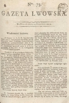 Gazeta Lwowska. 1815, nr 73