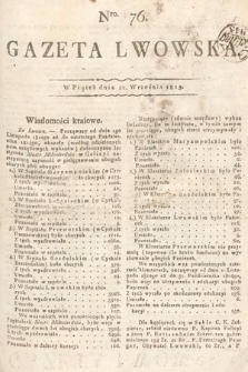 Gazeta Lwowska. 1815, nr 76