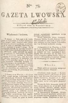 Gazeta Lwowska. 1815, nr 78