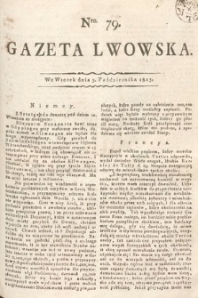 Gazeta Lwowska. 1815, nr 79