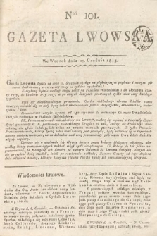 Gazeta Lwowska. 1815, nr 101