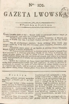 Gazeta Lwowska. 1815, nr 102