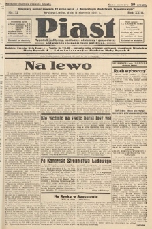 Piast : pismo polityczne, społeczne, oświatowe, poświęcone sprawom ludu polskiego. 1935, nr 32