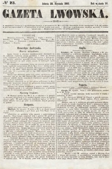 Gazeta Lwowska. 1860, nr 23