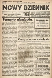 Nowy Dziennik. 1923, nr 173