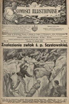Nowości Illustrowane. 1912, nr 32