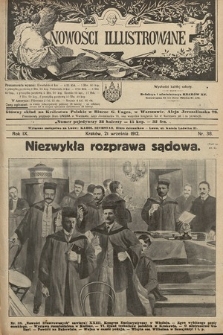 Nowości Illustrowane. 1912, nr 38