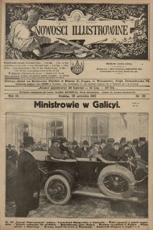 Nowości Illustrowane. 1912, nr 39