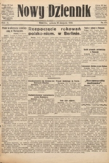 Nowy Dziennik. 1919, nr 171