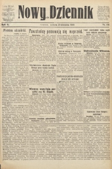 Nowy Dziennik. 1919, nr 178