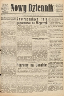 Nowy Dziennik. 1919, nr 185