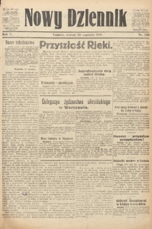 Nowy Dziennik. 1919, nr 209