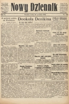 Nowy Dziennik. 1919, nr 210