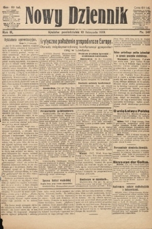 Nowy Dziennik. 1919, nr 247