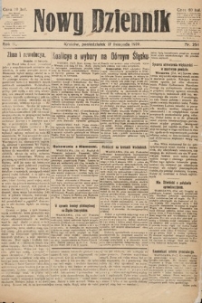 Nowy Dziennik. 1919, nr 254