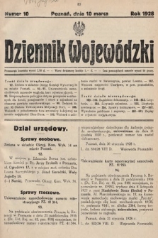 Dziennik Wojewódzki. 1928, nr 10