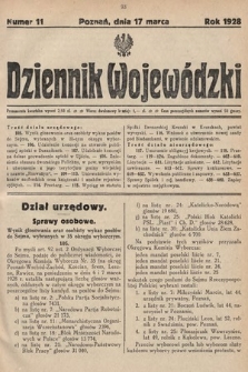 Dziennik Wojewódzki. 1928, nr 11