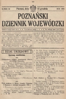 Poznański Dziennik Wojewódzki. 1928, nr 50