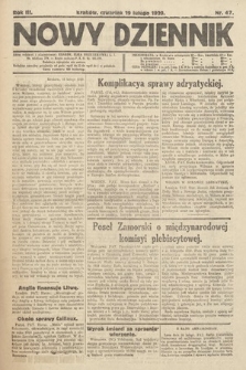 Nowy Dziennik. 1920, nr 47
