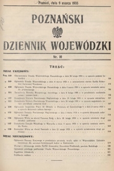 Poznański Dziennik Wojewódzki. 1935, nr 10