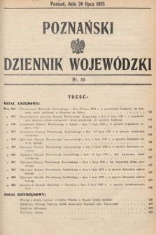 Poznański Dziennik Wojewódzki. 1935, nr 30