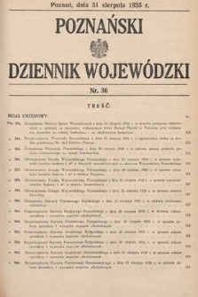 Poznański Dziennik Wojewódzki. 1935, nr 36