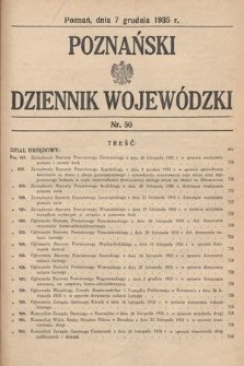 Poznański Dziennik Wojewódzki. 1935, nr 50