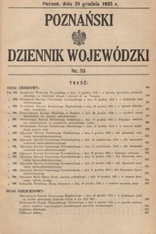 Poznański Dziennik Wojewódzki. 1935, nr 53
