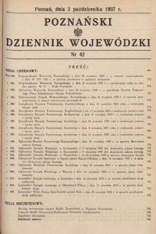 Poznański Dziennik Wojewódzki. 1937, nr 42