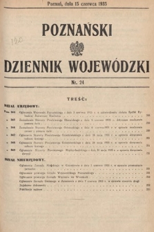 Poznański Dziennik Wojewódzki. 1935, nr 24