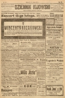 Dziennik Kijowski : pismo społeczne, polityczne i literackie. 1913, nr 37