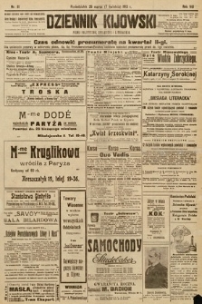 Dziennik Kijowski : pismo społeczne, polityczne i literackie. 1913, nr 81