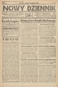 Nowy Dziennik. 1922, nr 45