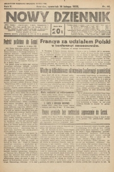 Nowy Dziennik. 1922, nr 46