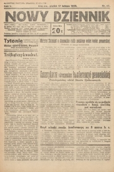 Nowy Dziennik. 1922, nr 47