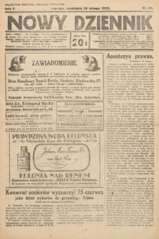 Nowy Dziennik. 1922, nr 49