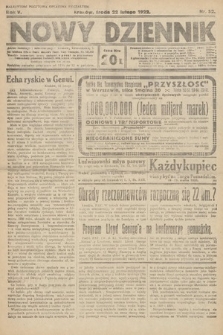 Nowy Dziennik. 1922, nr 52