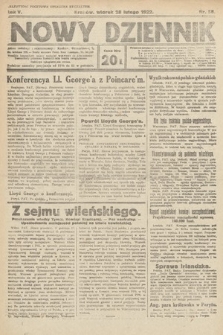Nowy Dziennik. 1922, nr 58