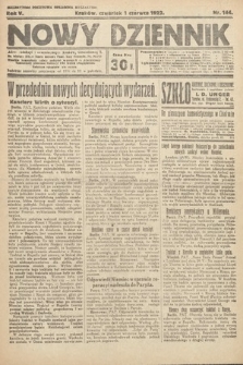 Nowy Dziennik. 1922, nr 144