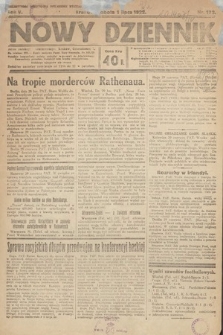 Nowy Dziennik. 1922, nr 172