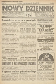 Nowy Dziennik. 1922, nr 181