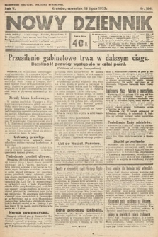 Nowy Dziennik. 1922, nr 184