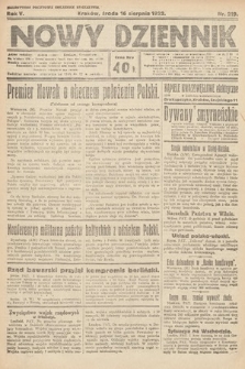Nowy Dziennik. 1922, nr 219