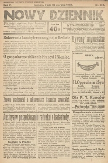 Nowy Dziennik. 1922, nr 226