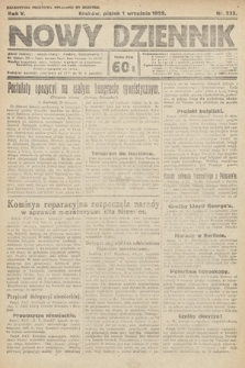 Nowy Dziennik. 1922, nr 235