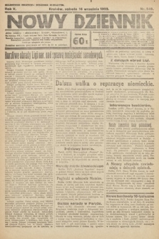 Nowy Dziennik. 1922, nr 249
