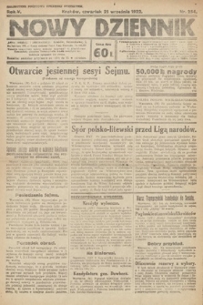 Nowy Dziennik. 1922, nr 254