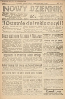 Nowy Dziennik. 1922, nr 263