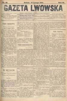 Gazeta Lwowska. 1892, nr 40